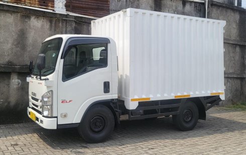 50rbKM+banBARU MURAH CDE Isuzu elf engkel NLR 55 TX box besi 2020 bok