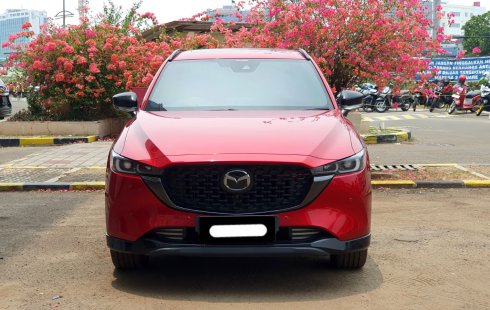 Mazda CX-5 Elite 2022 merah km 26 ribuan sunroof tangan pertama dari baru cash kredit proses bisa