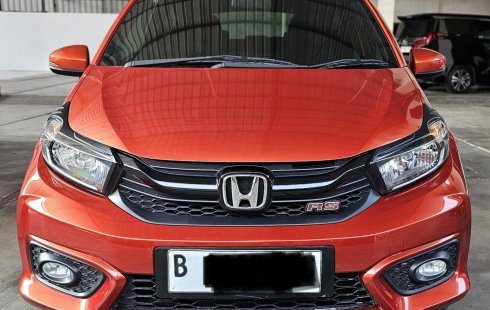 Honda Brio RS A/T ( Matic ) 2019 Orange Km 20rban Mulus Gress Siap Pakai