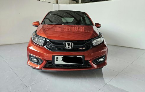 Honda Brio RS AT ( Matic ) 2019 Orange Km Antik Low 20rban Good Condition siap pakai