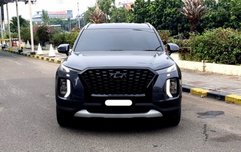 Hyundai Palisade Signature 2021 abu km 23 ribuan sunroof cash kredit proses bisa dibantu