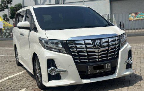 PROMO KREDIT 2016 ALPHARD SC PREMIUM SOUND AT PUTIH SIAP PAKAI