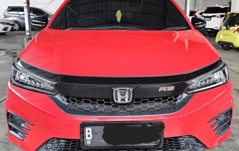 Honda City RS Hatchback A/T ( Matic ) 2022 Merah Km Super 14rban Mulus Siap Pakai