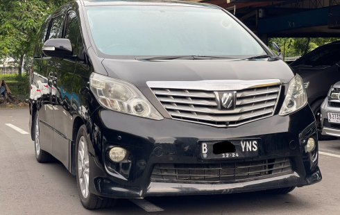 ALPHARD X 2.4 AT 2009 HITAM NEGO SAMPAI JADI