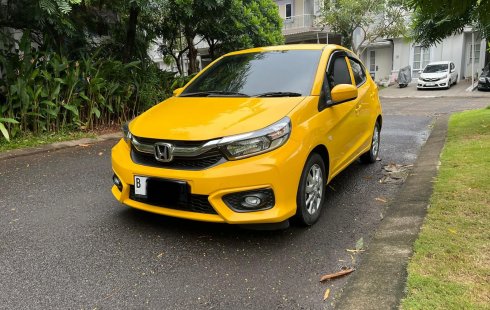 Honda Brio E CVT 2019 Kuning Istimewa Murah