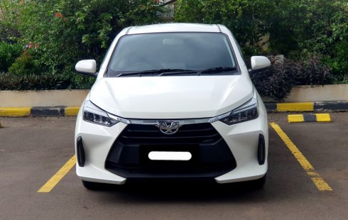 Toyota Agya 1.2L G A/T 2024 putih km 1 ribuan cash kredit proses bisa dibantu