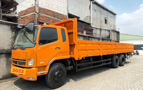 MULUS+banBARU MURAH Mitsubishi fuso tronton 6x2 HD bak besi cargo 2023