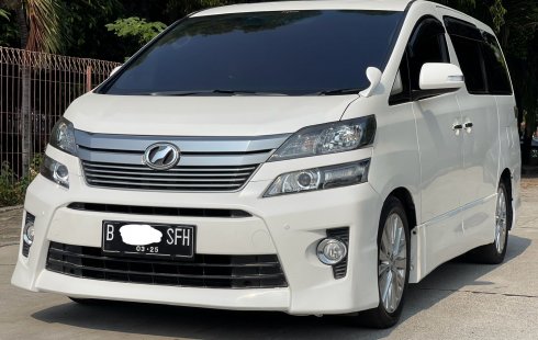 VELLFIRE ZG AT PUTIH 2014 MPV NYAMAN DAN HEMAT DIJUAL CEPAT