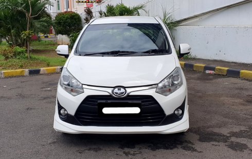 Toyota Agya TRD Sportivo 2017 putih dp 10 jt km 50 rb cash kredit proses bisa dibantu