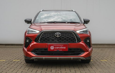 Toyota Yaris Cross 1.5 S HV CVT TSS AT 2023	Jingga - Pajak Panjang - Dokumen Lengkap