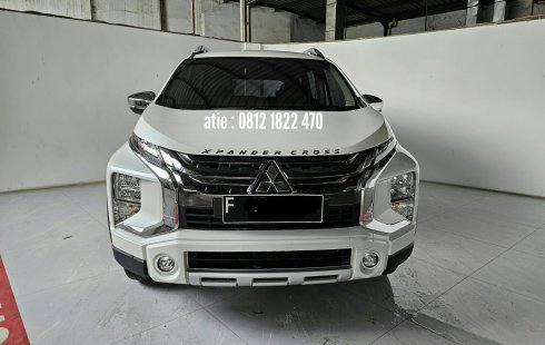 Mitsubishi Xpander Cross Premium AT ( Matic ) 2020 Putih low km 28rban plat sukabumi siap pakai