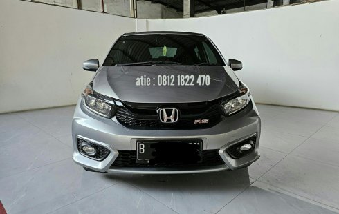 Honda Brio RS AT ( Matic ) 2021 Abu² Muda Low km 44rban plat ganjil jakarta selatan siap pakai