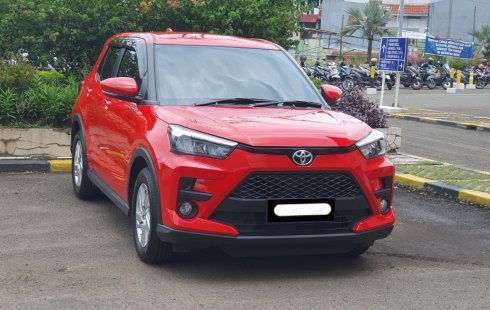 Toyota Raize 1.2 G CVT 2024 merah km 3 ribuan matic