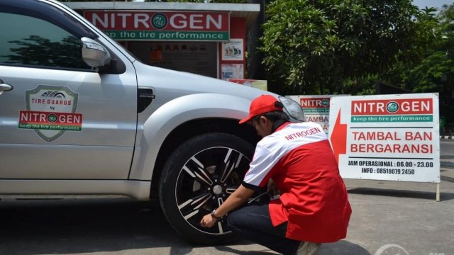 Mengisi Tekanan Udara Ban  dengan Nitrogen Apa Pengaruhnya 