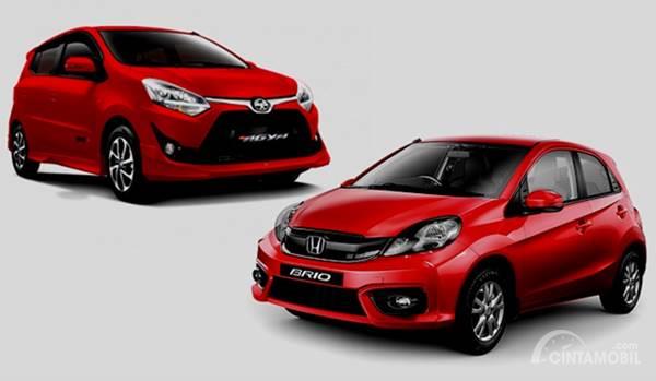 Pilih Mobil  Bekas LCGC Toyota  Agya vs  Honda  Brio Satya