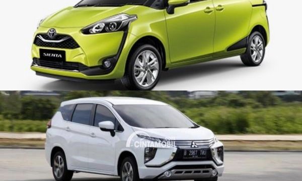 Selisih Rp 1 Jutaan, Beli Toyota Sienta G CVT 2019 atau Mitsubishi Xpander Ultimate 2019?