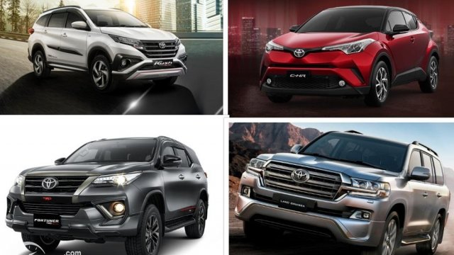 Harga SUV Toyota 2020: Dari Fortuner Hingga Toyota C-HR