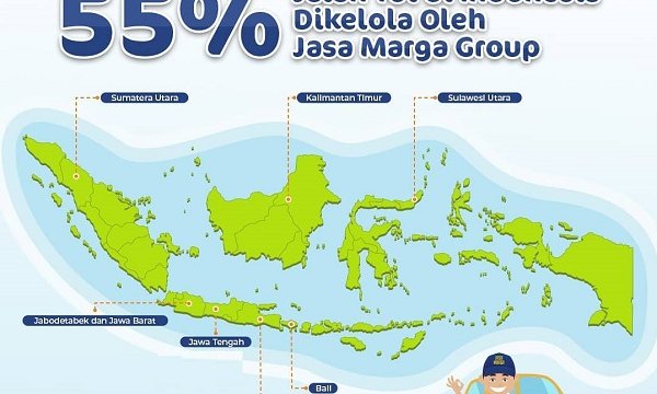 Inilah Daftar Jalan Tol Yang Dikelola Jasa Marga