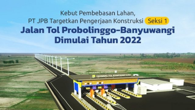 Jasa Marga Garap Tol Probolinggo-Banyuwangi Mulai 2022