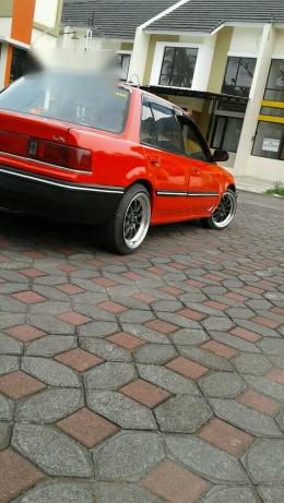 Civic lx merah merona