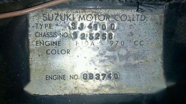 Jimny sierra sj 410 Q thn 1984 asli