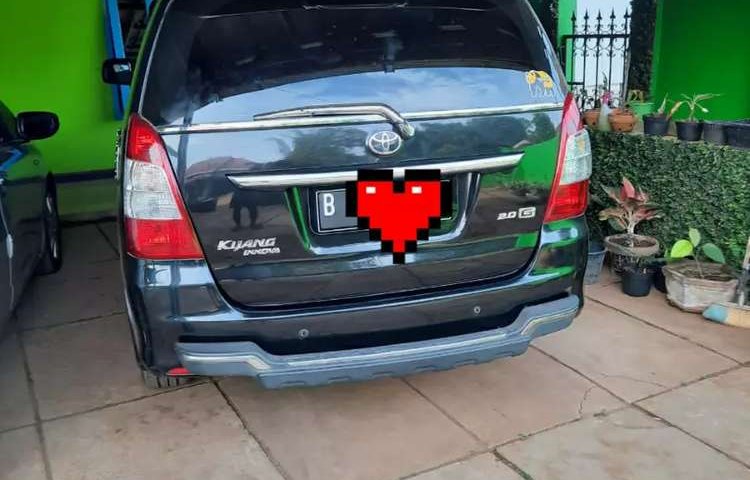 Jual mobil Toyota Kijang Innova 2.0 G 2012 bekas, Lampung