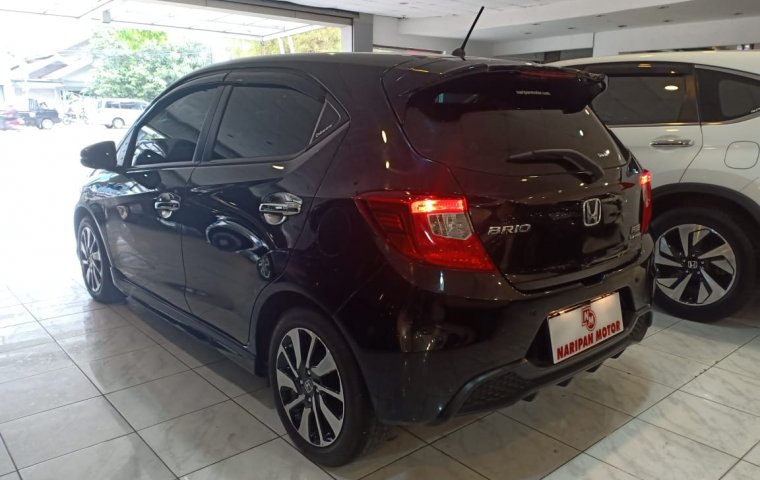 Jual Mobil Honda New Brio 1.2 RS CVT AT 2018 Hitam Km Rendah Antik di Jawa Barat