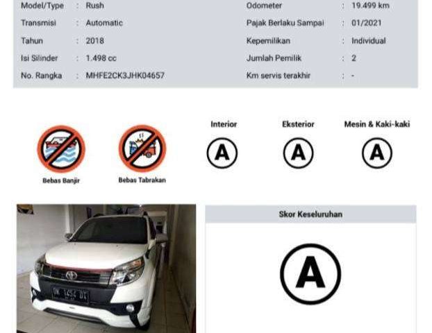 Toyota Rush 2018 Bali dijual dengan harga termurah