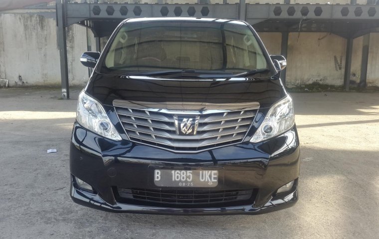 Toyota Alphard 2.4 X CBU 2010 Black On Beige Pjk Pjg Mulus TDP 95Jt