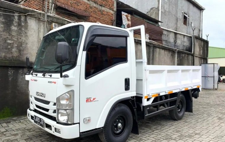 Km Rendah+BanBARU,MURAH CDE Isuzu Elf Engkel NLR55TX Bak Besi 2019 NLR