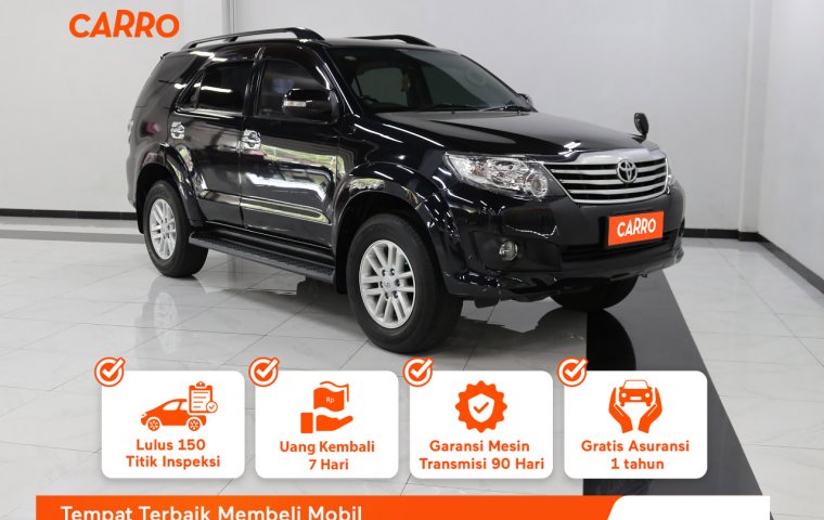 Toyota Fortuner 2.7 G Luxury AT 2012 Hitam