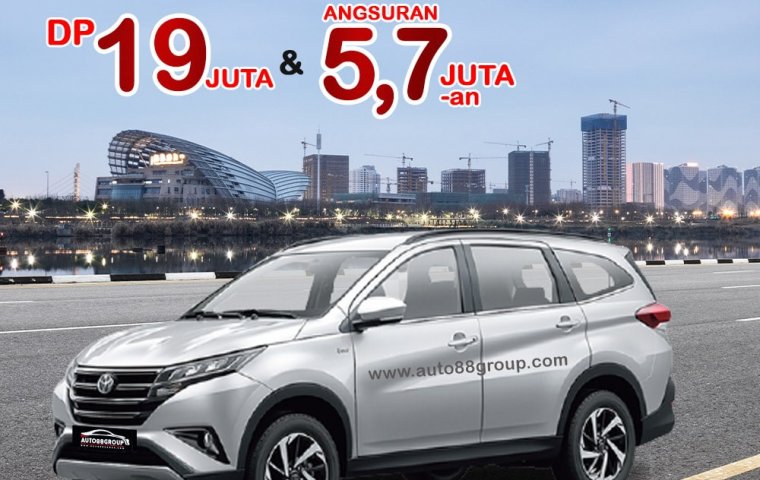 *PROMO DP 19 JUTA TOYOTA RUSH (SILVER MICA METALLIC) TYPE G 1.5CC A/T (2019)