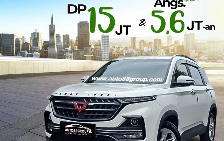 *PROMO DP 15 JUTA WULING ALMAZ (PRISTINE WHITE) TYPE S+ 1.5CC M/T (2019)