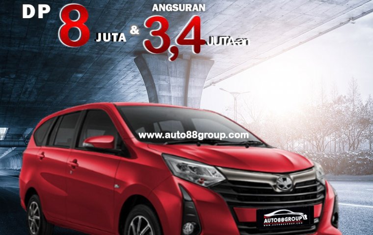 *PROMO DP 8 JUTA TOYOTA CALYA (RED) TYPE G 1.2CC M/T (2019)