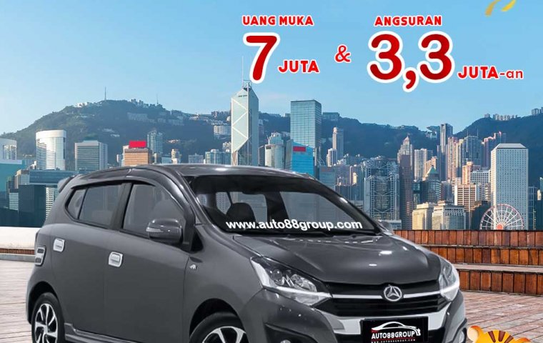 *PROMO DP 7 JUTA DAIHATSU AYLA (DARK GREY METALLIC) TYPE R 1.2CC M/T (2017)