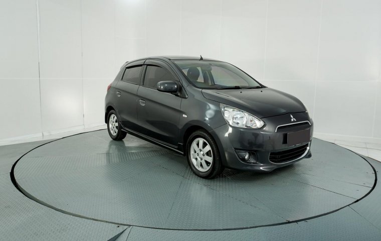 Mitsubishi Mirage Exceed AT 2012 Abu-abu