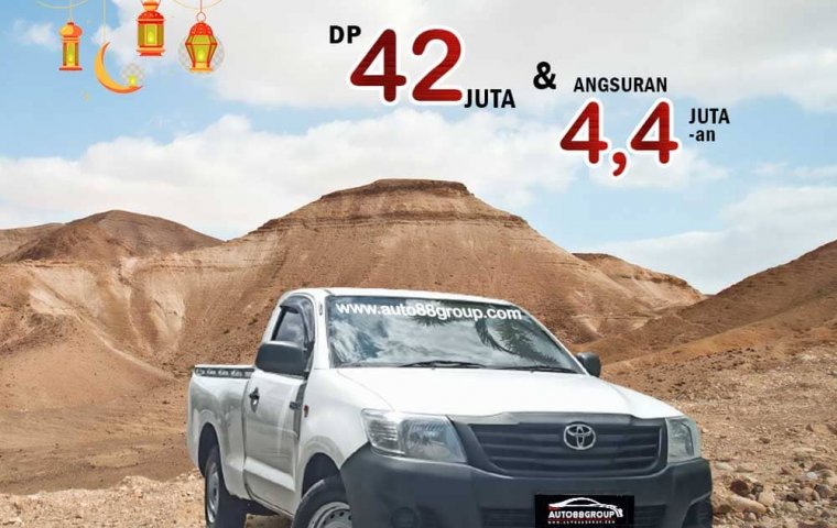 *PROMO DP 44 JUTA TOYOTA HILUX (SUPER WHITE) TYPE SUPERCAB 2.0CC M/T (2013/2018)