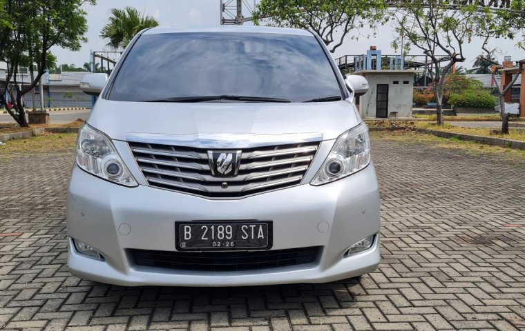 Toyota Alphard 2.4 G 2011 / 2012 silver On Beige Premium Sound Terawat TDP 75Jt