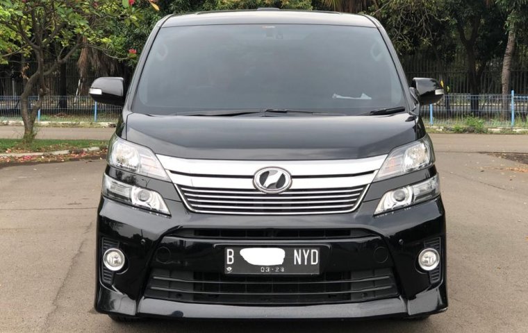 TOYOTA VELLFIRE ZG AUDIO LESS AT HITAM 2014 DISKON GEDE GEDEAN SAMPAI PULUHAN JUTA!!