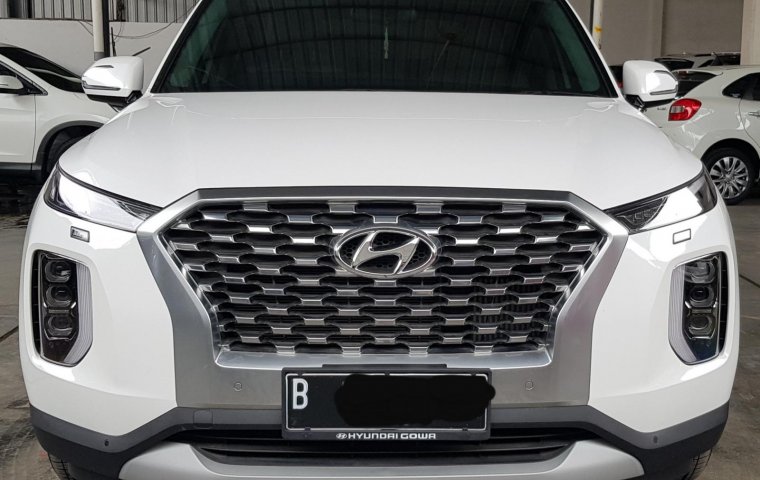 Hyundai Palisade Signature AT 2021 Putih Km Cuma 2rban Mulus Seperti Baru