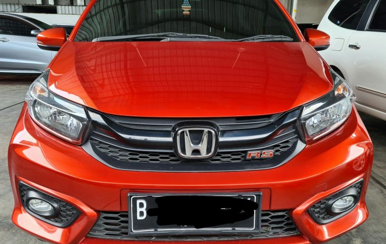 Km 16rban Honda Brio RS AT ( Matic ) 2020 Orange Siap Pakai  Plat Bekasi