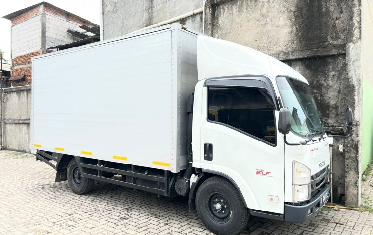 1.600KM MURAH CDE LONG Isuzu Elf engkel NLR 55 T LX box aluminium 2021