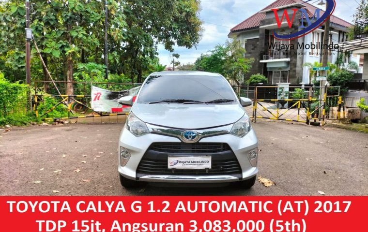 [DP 10 JUTA] Toyota Calya G 1.2 Automatic (AT) 2017 Silver