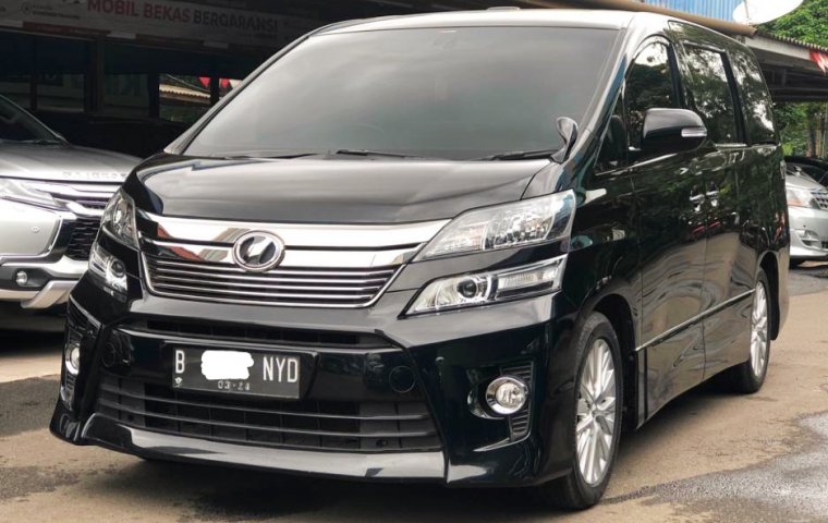 TOYOTA VELLFIRE ZG AUDIO LESS AT HITAM 2014 HARGA TERMURAH!!