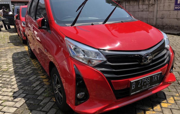 Toyota Calya G AT 2021 Merah TDP 15JT