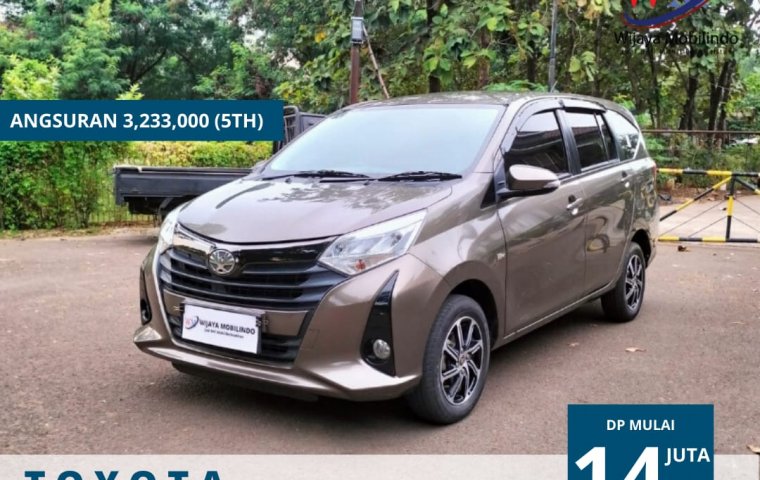 [DP 7 JUTA] TOYOTA NEW CALYA G 1.2 MANUAL (MT) 2019 FACELIFT COKELAT