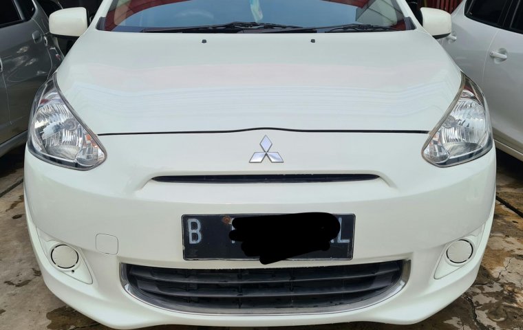 Mitsubishi Mirage GLS 1.2 AT ( Matic ) 2012 Putih Km Low 87rban Siap pakai