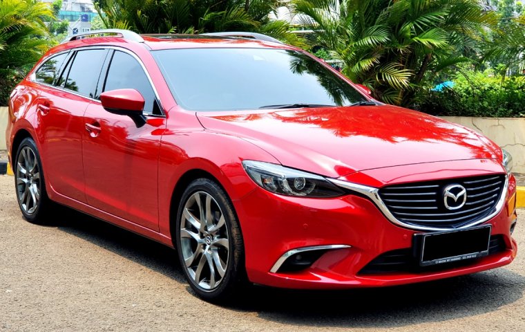 Mazda 6 Elite Estate Merah 2018 sunroof km 35rb cash kredit proses bisa dibantu