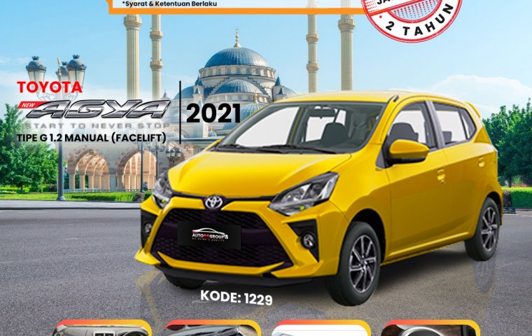 TOYOTA NEW AGYA (YELLOW) TYPE G FACELIFT 1.2 M/T (2021) 