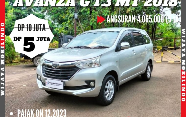 [DP 5 JUTA] TOYOTA GRAND AVANZA G 1.3 MANUAL (MT) 2018 SILVER